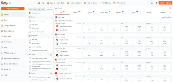 YesPlay sports betting